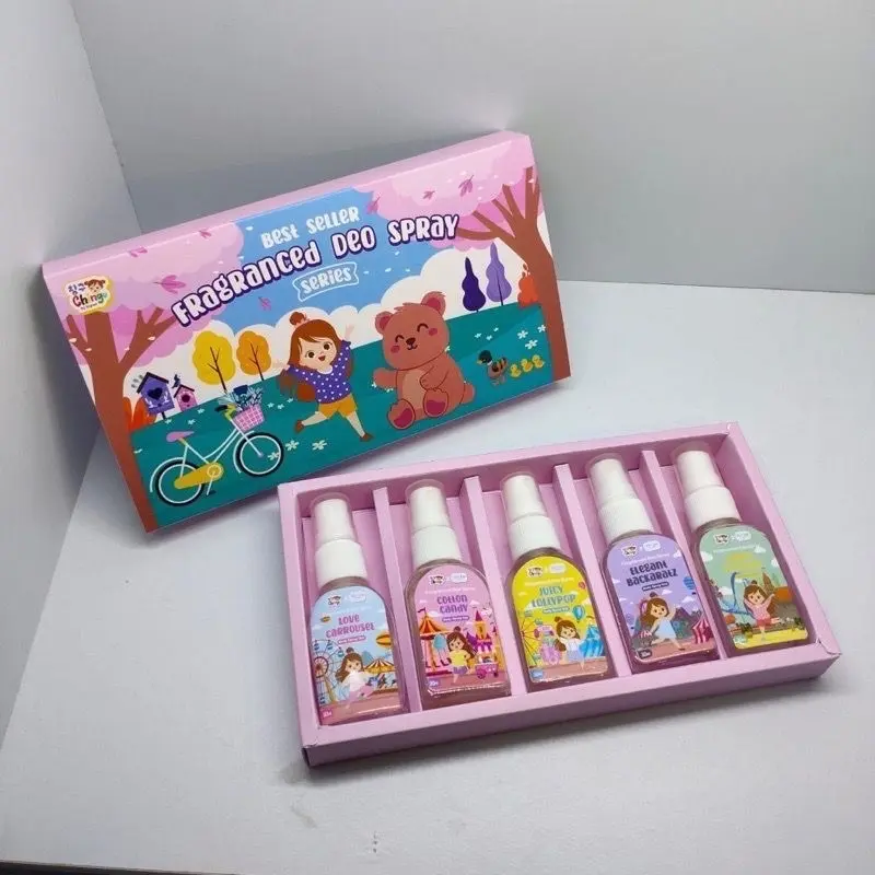 PAKET HEMAT Deospray Kiyowo Chingu X Yeppu BPOM 30 ml isi 5 pcs 0