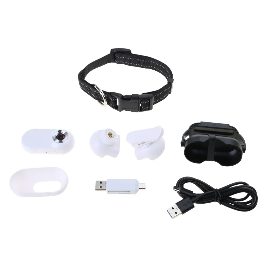 HNKJ Cats Collar Camera Dog Body Camera Collar Adjusted Woven Belt Collar with Camera for Cats Dog Indoor Outdoor Monitoring