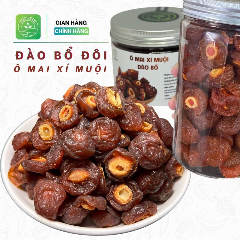 Đào Bổ Đôi Ô Mai Xí Muội Đào Nâu Chẻ Vị Chua Ngọt Siêu Ghiền - Snack Food Chua Ngọt Lượng Đường Thấp Trai Cay Say Ô Mai Đào Gói Tuổi Thơ