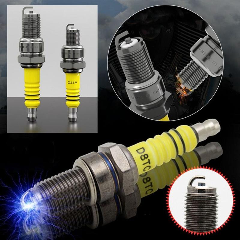 New 2 Styles Pedal Motorcycle Yellow& Spark Plug 125150 Spar - TikTok ...