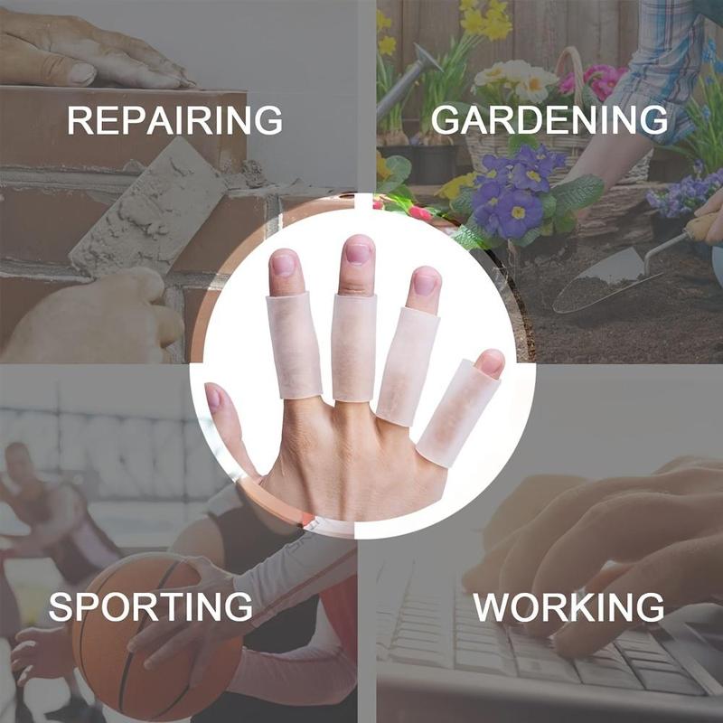 Product Introduction of Silicone Finger Protector, 4 Pairs Finger Protector for Basketball, Hammer Finger, Hand Sports Care Accessories for Women & Men 5