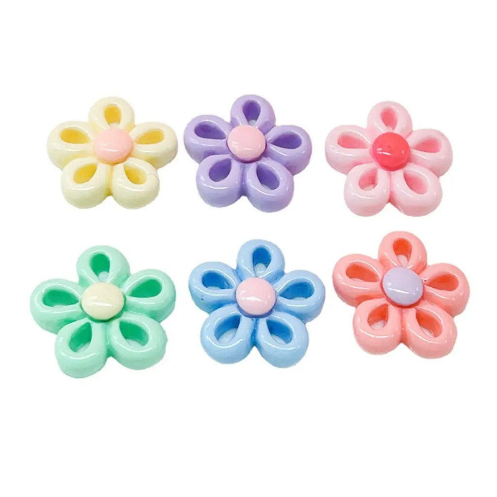 Resin Hollow Flower Resin Jewelry Making Accessories Jewelry Findings Necklace Bracelet Supplies Resin Material