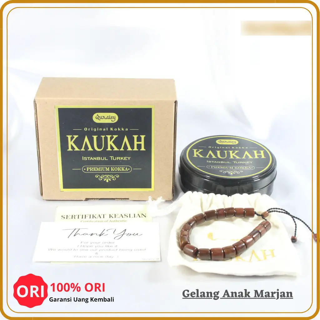Gelang Kokka Bayi dan Anak Merica untuk Kesehatan Garansi Asli Kaukah Balita Kaoka