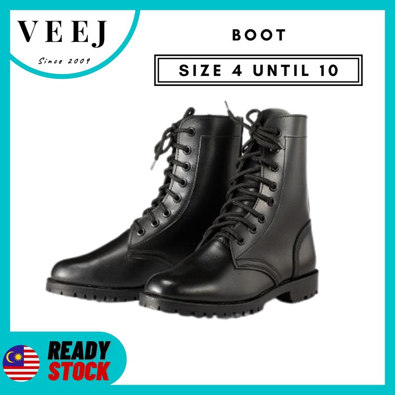 KASUT BOOT | COMBAT BOOT | KASUT KAWAD | MARCHING BOOT | KASUT KADET SEKOLAH