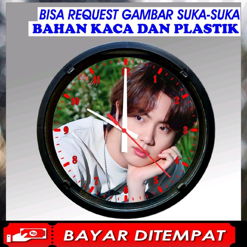 jam dinding custom gambar sendiri 3