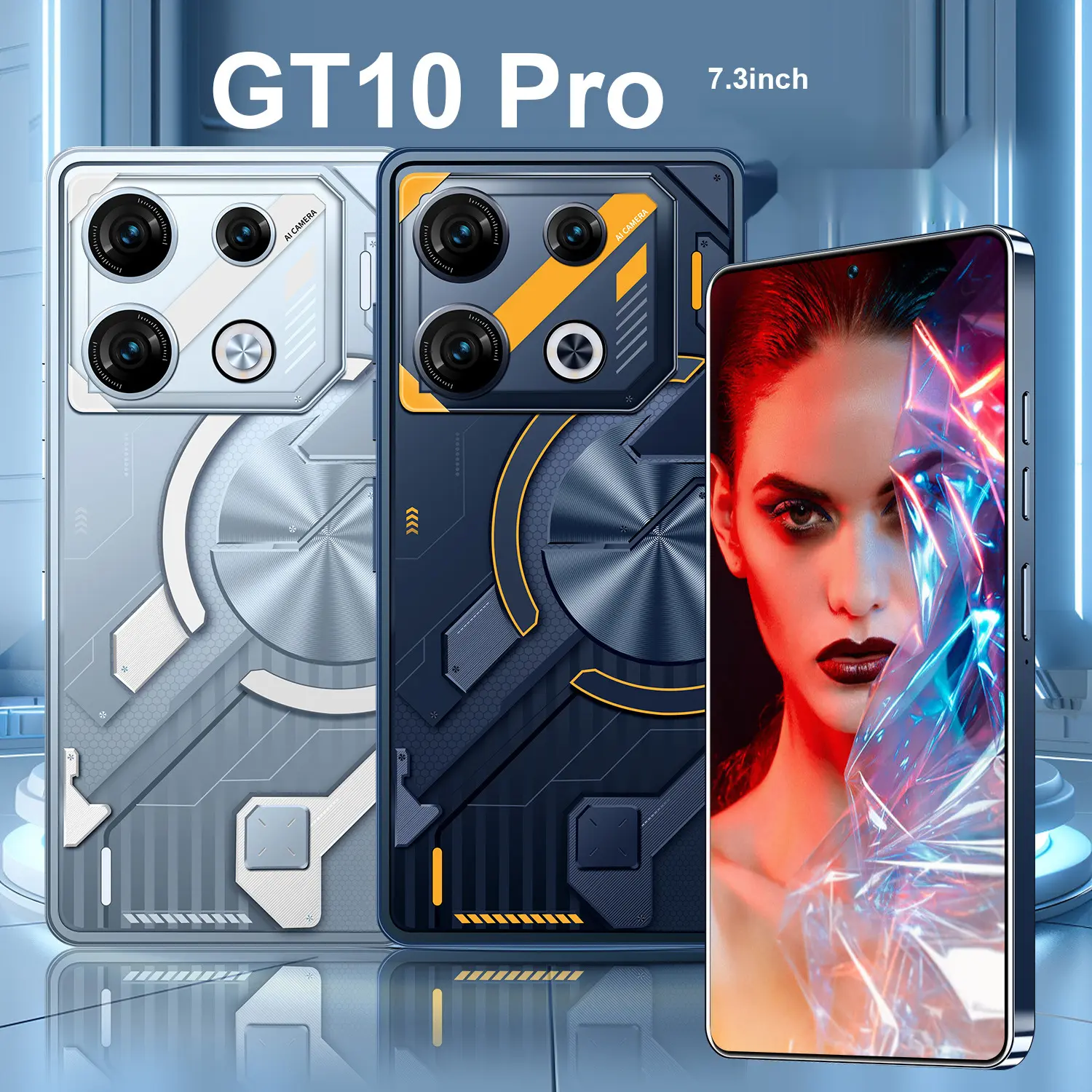 New Cross-Border Mobile Phone Gt10pro All-in-One  Android Smartphone