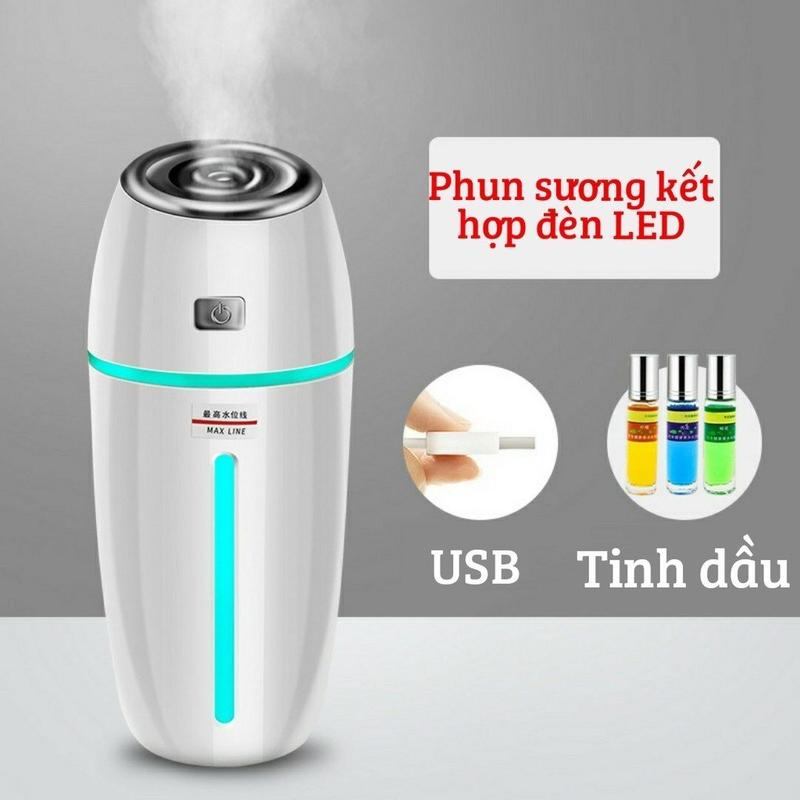 Máy Phun Sương,Tạo Độ Ẩm Cho Ô tô R-8304 - Lan Tỏa Mùi Hương Dễ Chịu - Không Gây Tiếng Ồn - Có Đèn LED 2
