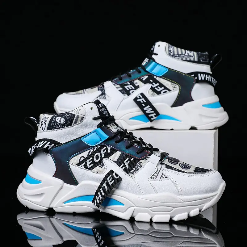 New Trendy Autumn Men's Shoes Trendy Sports Shoes Men's Height Increasing Leisure Trendy Shoes Korean Style