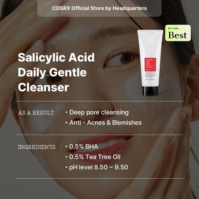 COSRX Salicylic Acid Daily Gentle Cleanser 150Ml JXGPT7 1