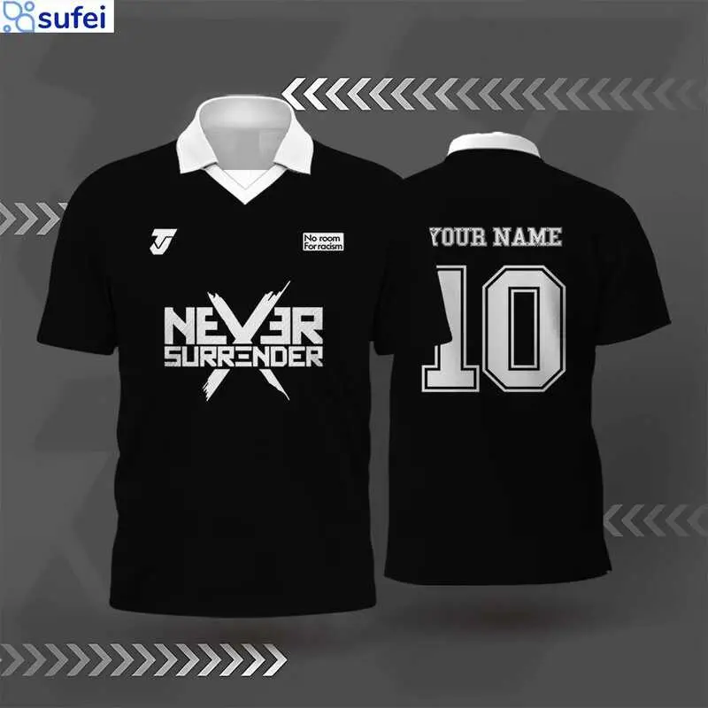 Custom Name Jersey NEVER SURRENDER TJ FREE CUSTOM NAMESET Men's Women's OUTDOOR SPORTS SHIRTS Women's T-Shirt