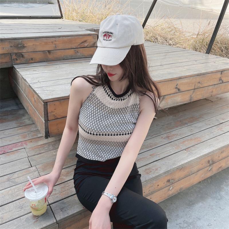 Product Introduction of Áo Mặc Bên Ngoài Và Mùa Hè, Thiết Kế Bãi Biển, Có Thể Mặc Bên Trong, Áo Vest Hai Dây Nhỏ Quần Áo Mới, Dành Cho Phụ Nữ Top Women Denim 16