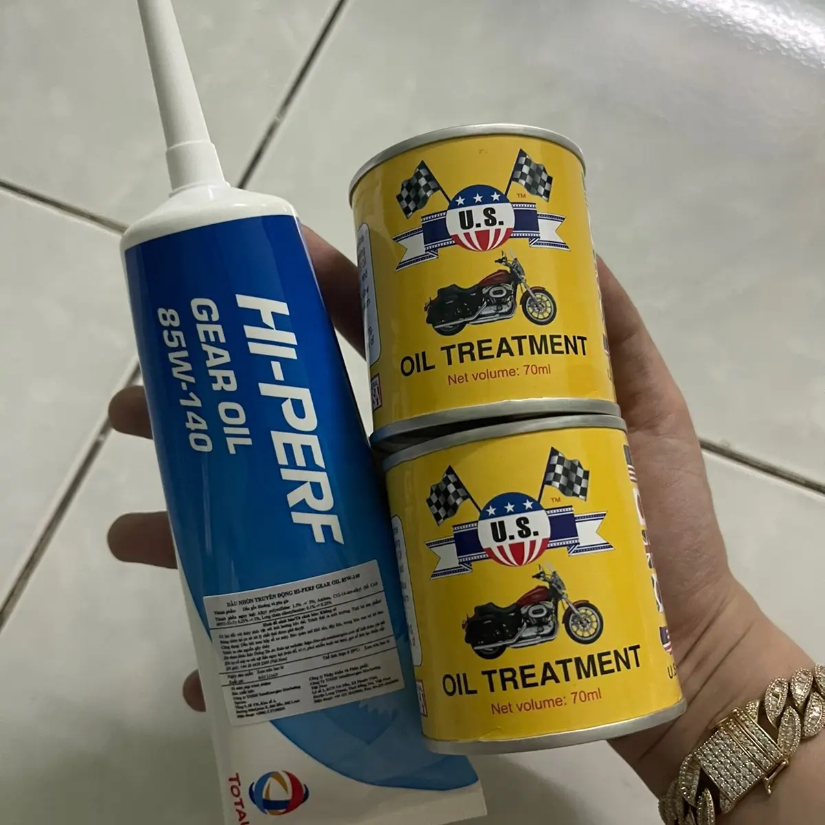 Combo Nhớt Láp 2 Lon + 1 Tuýt Dành Cho Xe Bị Xào Nhẹ ( Shvn, shmode, sh ý, dylan, ps, @)