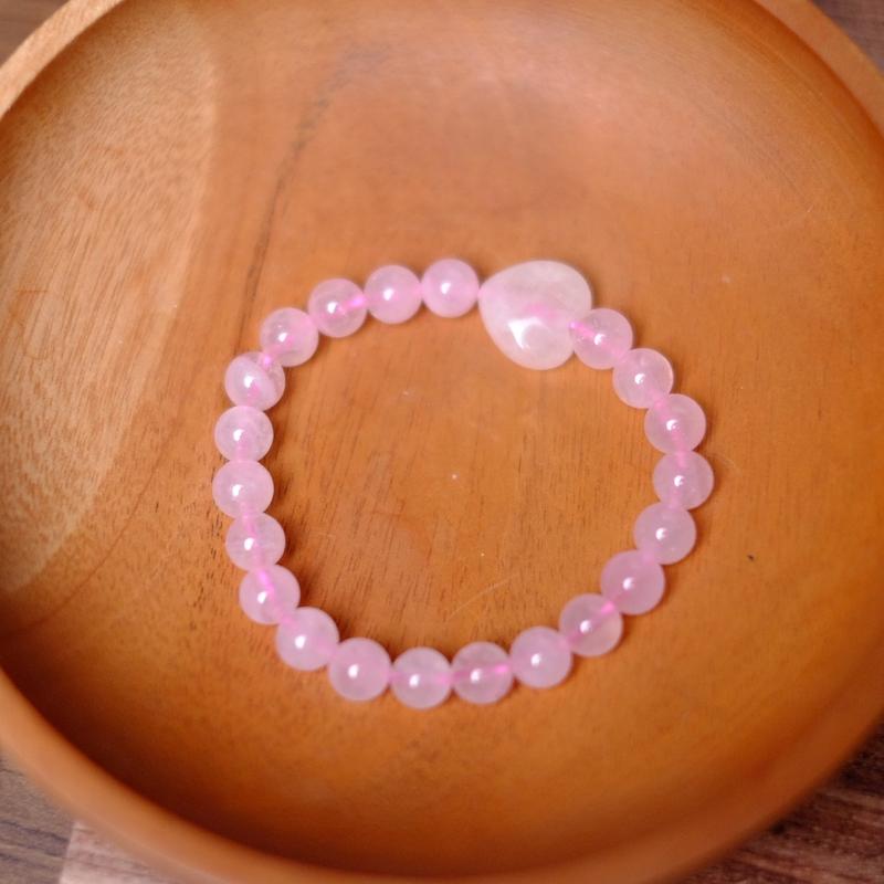 Love Attractor Rose Quartz Bracelet  Perhiasan 5