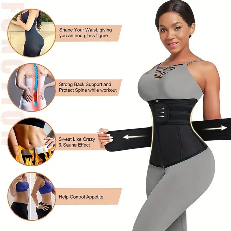 Waist Trainer, Women's Solid Color Sports Waist Cincher, Tummy Control Body Shaper, Mother's Day Gift 4