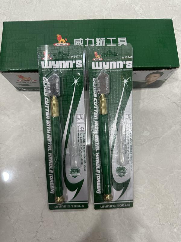 Dao Cắt Kiếng, Bút Cắt Kính, Gạch Men Hiệu Wynn's W3074B Hợp Kim Vonfram Cacbua Hàng Chuẩn Cắt Sắc Ngọt, Bền, Cấp Dầu Tự Động