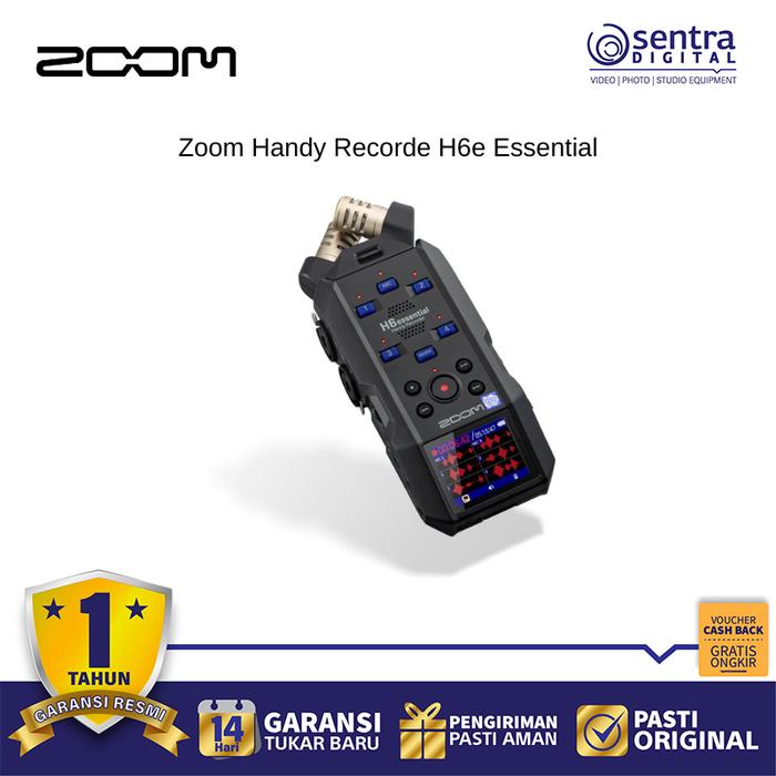 Gambar ZOOM H6e Essential Handy Recorde 32-bit Color LCD Screen dari Sentra Digital Kota Surabaya Tokopedia