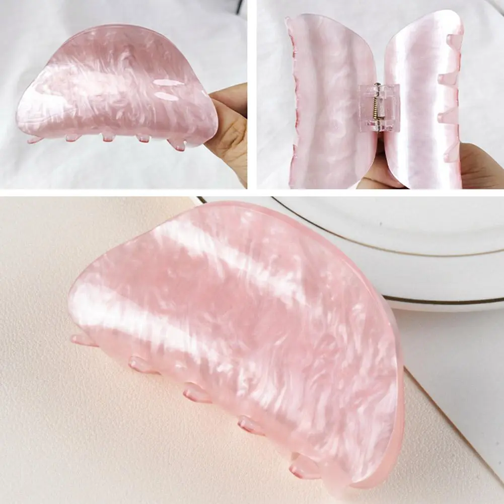 Acrylic Clip Simple Hair Clip Shark Clip Temperament Ponytail Clip Female