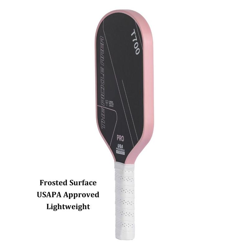 Product Introduction of Durable T700 Pickleball Paddle Carbon Fiber USAPA Approved Pickle Ball Paddle Lightweight Frosted Surface Professional Game Supplies 20