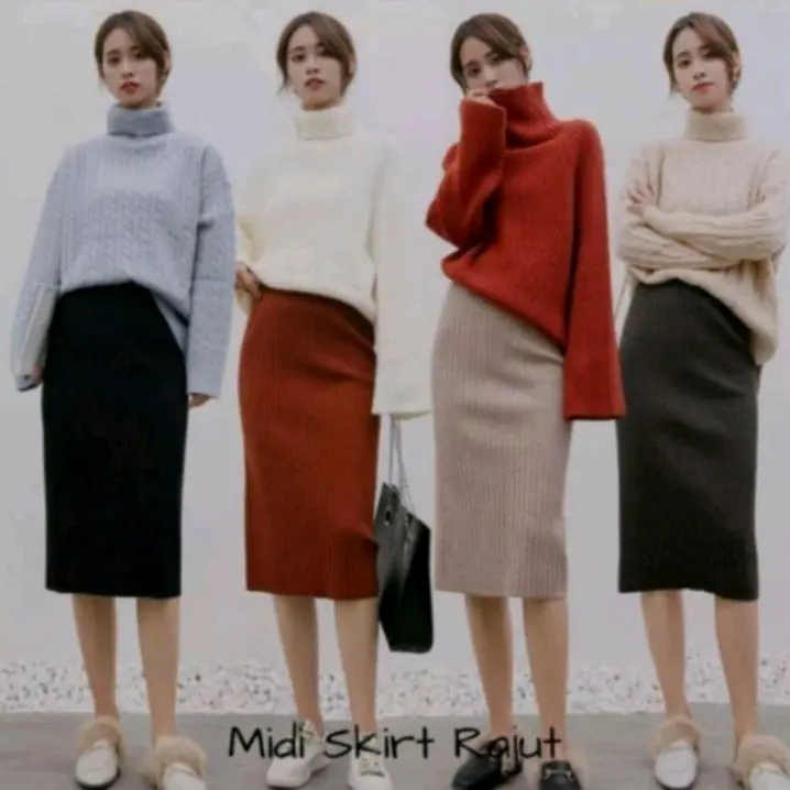 rok rajut pendek rok Rena pendek rok mindi