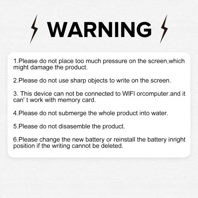 6.5 Inch LCD Writing Tablet, One-click Erase Portable Writing Tablet with 0.5mm Ultra-fine Pen, Anti-fingerprint Anti-blue Light Eye Protect Writing Tablet, Black Digital Writing Tablet, Tablet Drawing 2
