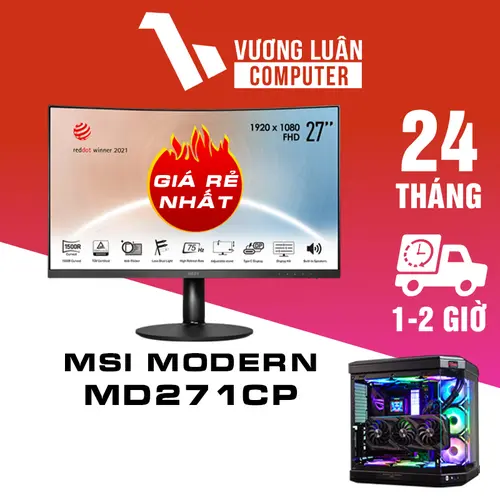 Màn hình máy tính cong MSI MD271CP FullHD 75Hz HDMI  USB TypeC