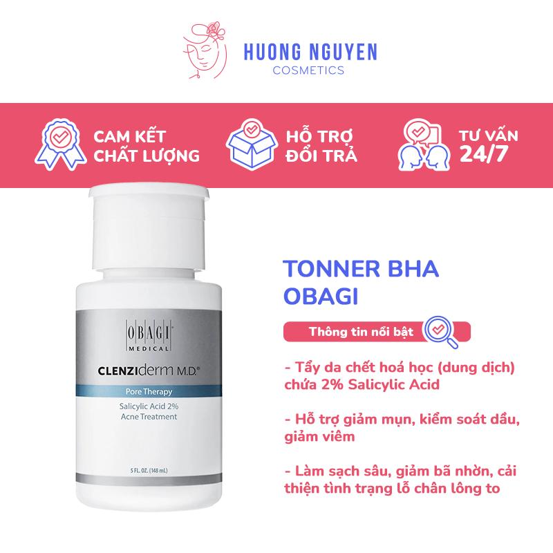 Dung Dịch Tẩy Da Chết & Giảm Dầu Giảm Mụn BHA Obagi Clenziderm MD Pore Therapy 148ml