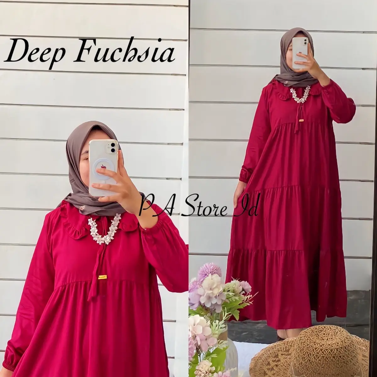 Ziva Midi Dress Rayon Twill Premium By Putra Afri