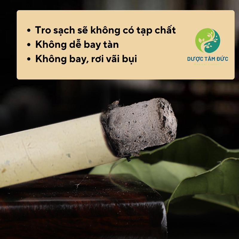 (Hàng loại 1) Thanh nhang ngải cứu tự nhiên - Đuổi muỗi, lưu thông khí huyết,giảm Đau nhức căng thẳng mệt mỏi, ngủ ngon và sâu hơn. Hỗ trợ giấc ngủ Dầu Thơm Phòng Dầu Thơm 7