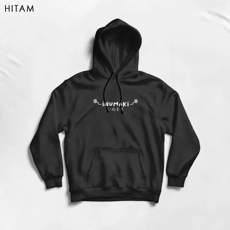 SARANGWIBU INUMAKI JAKET HOODIE JUMPER BORDIR UNISEX PRIA & WANITA M - XXL 6