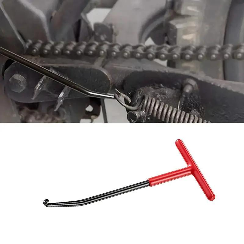 Product Introduction of T-shaped Car Brake Spring Hook, Motorcycle Brake Spring Hook, Clutch Exhaust Pipe Spring Removal Pull Hook, Car Body Repair Tool 3
