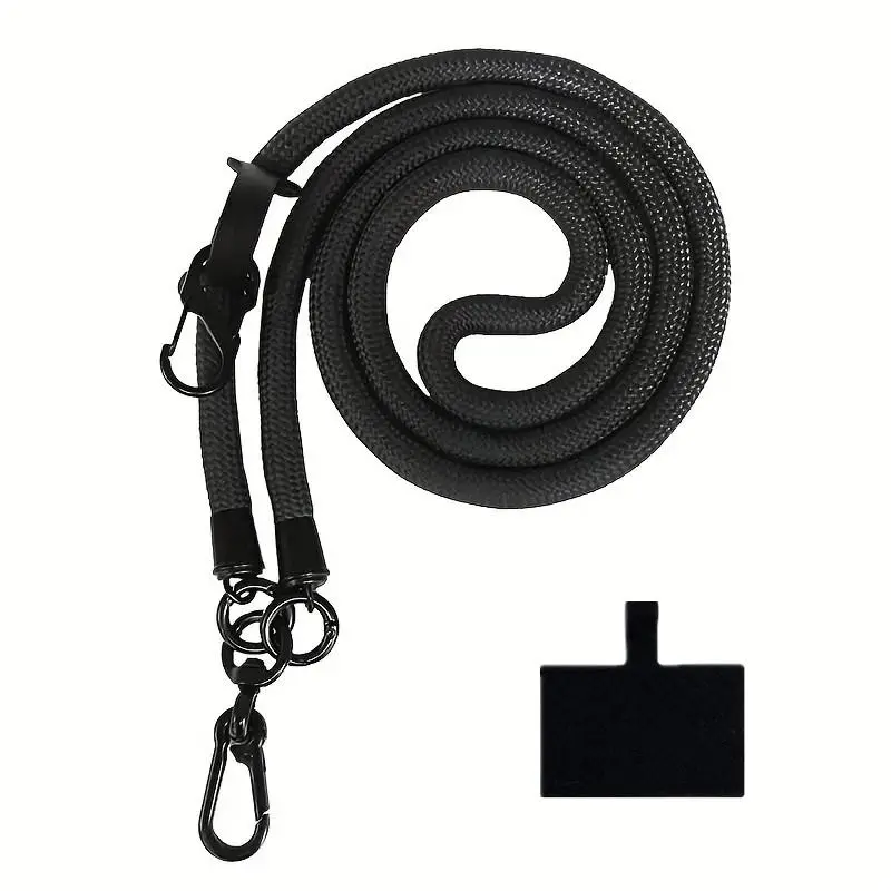 Solid Color Adjustable Phone Lanyard, 1 Count Practical Anti-lost Neck Lanyard, Portable Phone Strap for Men & Women Outdoor Use 0