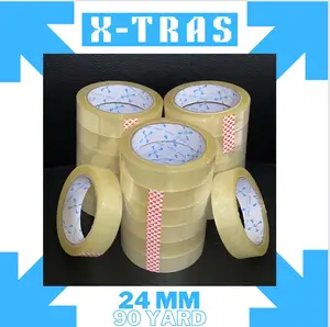 X-Tras Selotip / Isolasi / Solatip Bening 24mm / 90yard isi 6 pcs