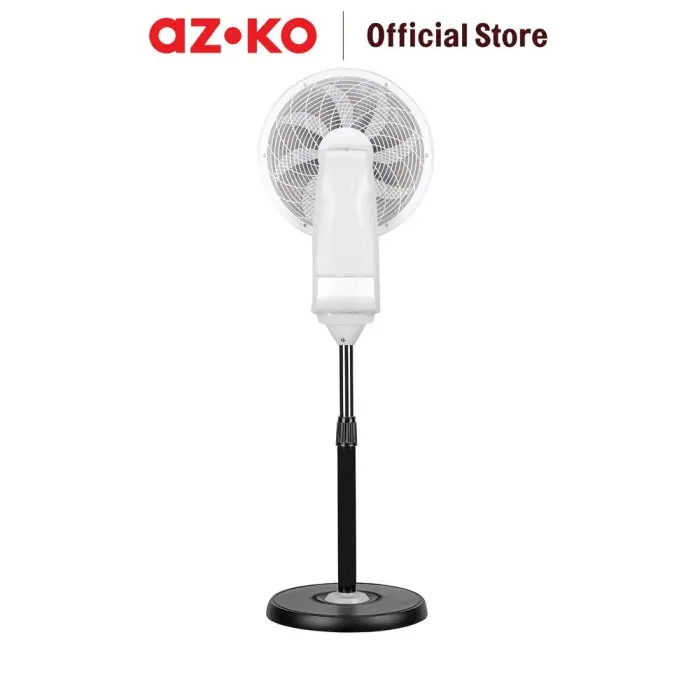 AZKO Krisbow 16 inci Kipas Angin Lantai Uap Dengan Remot 75 watt Standing Fan Penyejuk Ruangan Kipas Lantai 3