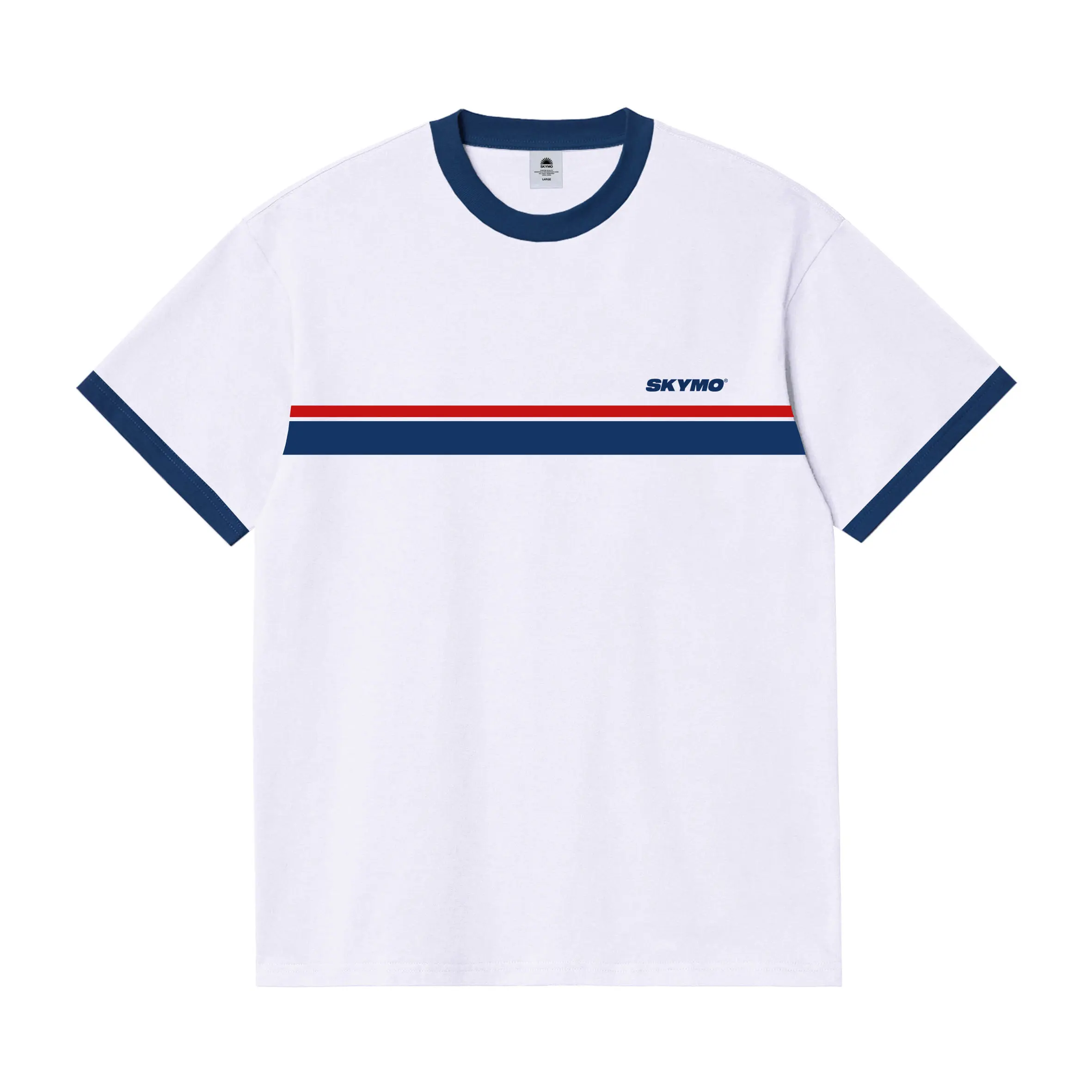 Skymo Apparel Tshirt Hyper White Kaos Combed Lembut