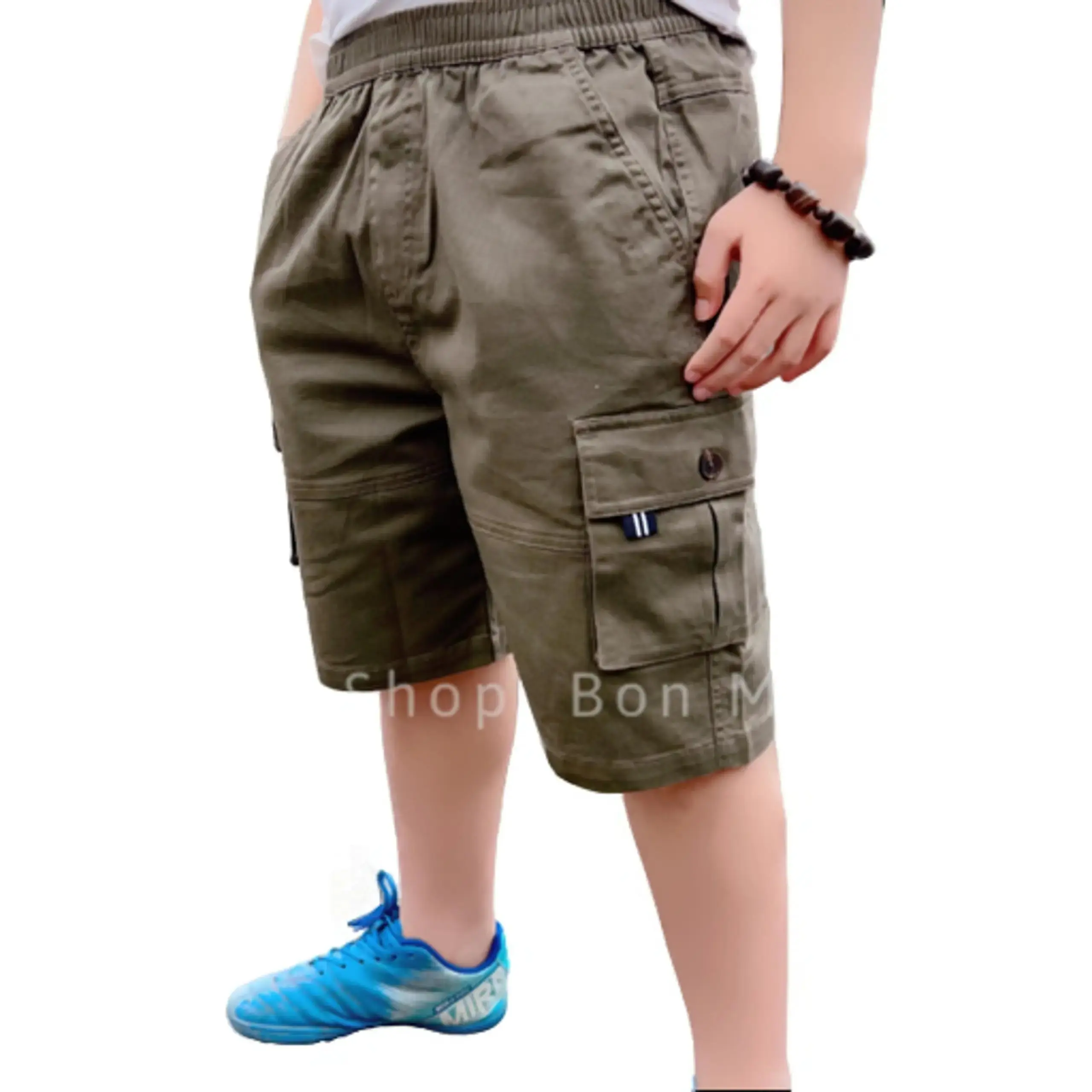Quần Short Kaki Bé Trai ARDILLA Phong Cách Năng Động, Vải Cotton Co Giãn Tốt, Thoải Mái Cho Bé 8-14 Tuổi TB1603