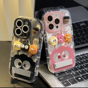 Cute Coal Ball Phone Case for Apple 16 Pro, Compatible with iPhone 15/14/13, New iPhone 12 Pro/11/XS/X Shockproof