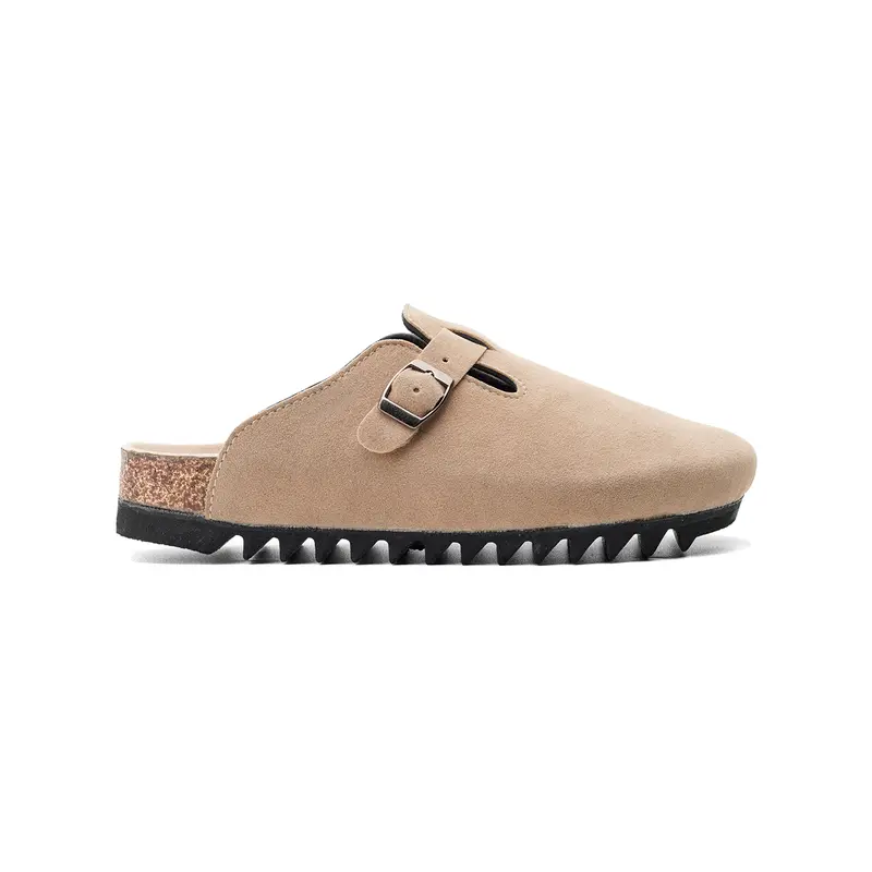 Edefootwear BENN - Sandal Clog Mule Suede Abu,Olive,Krem,Hitam Slip on Pria Wanita 2