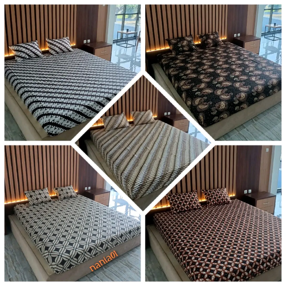 Sprei Batik T30 parang jogja an/asli solo 160x200 & 180x200