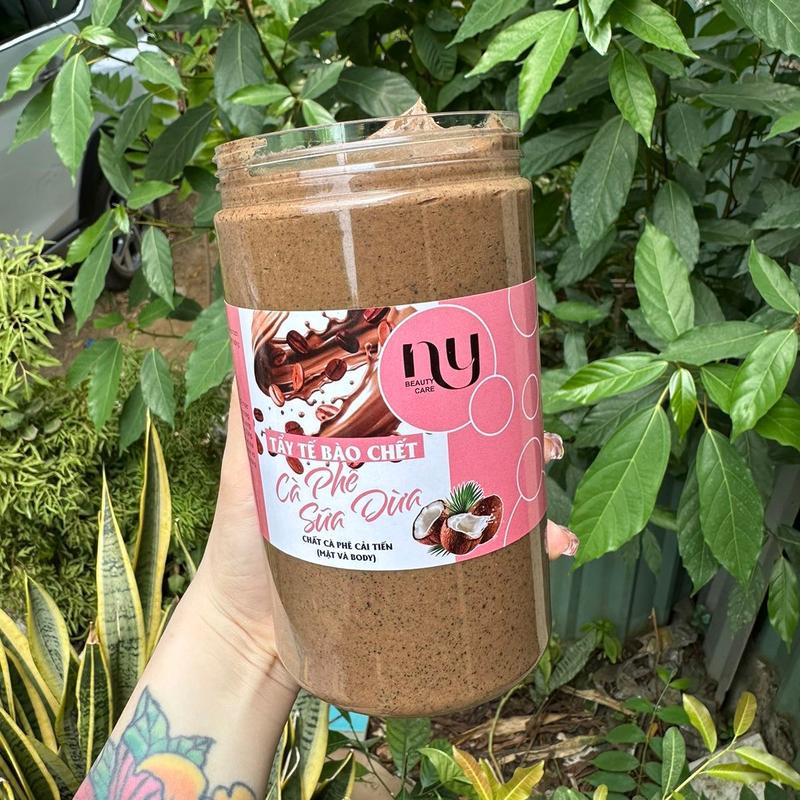 1 Tẩy Tế Bào Chết Cà Phê Sữa Dừa{900gram}Hỗ Trợ Làm Đẹp Body Và Mặt Women