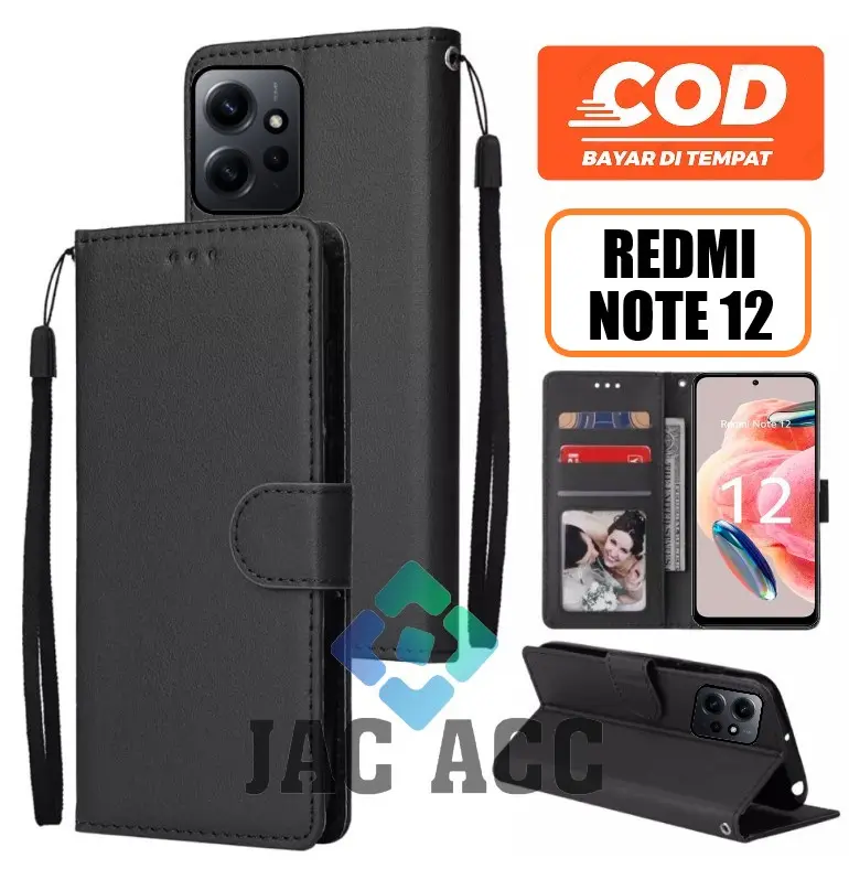 DOMPET HP PREMIUM UNTUK XIAOMI REDMI NOTE 12 NEW LEATHER FLIP CASE PREMIUM UNTUK XIAOMI REDMI NOTE 12 NEW 2023 1