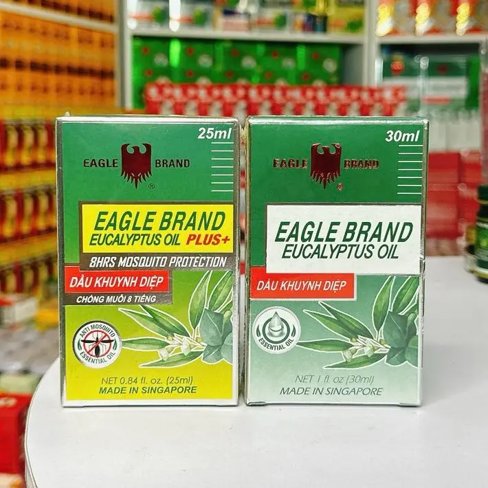 Dầu khuynh diệp con Ó Eagle Brand Eucalyptus oil Singapore 25ml, 30ml 3