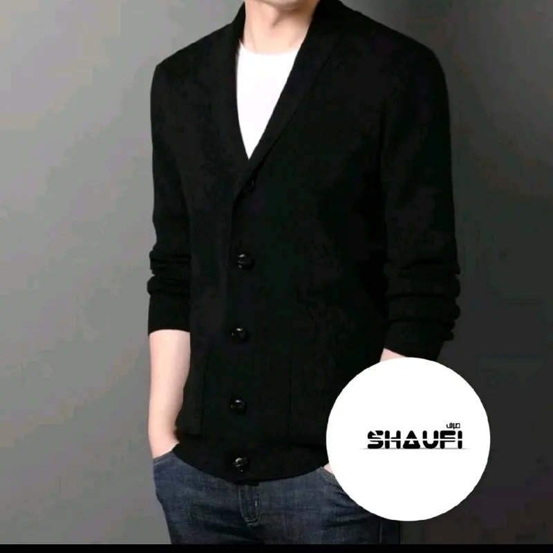 Sweater Cardigan Vest kancing/Sweater Cardigan Pria/Sweater Rajut Pria Knitwear Santai 4
