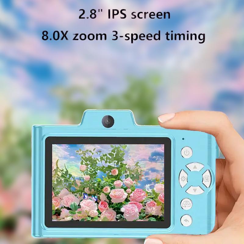 2.8" IPS Screen Portable Digital Camera, 1 Count 1080P 750mAh Battery Digital Camera, Portable Digital Camera With Front & Rear Dual Camera, Stocking Fillers Gift 4