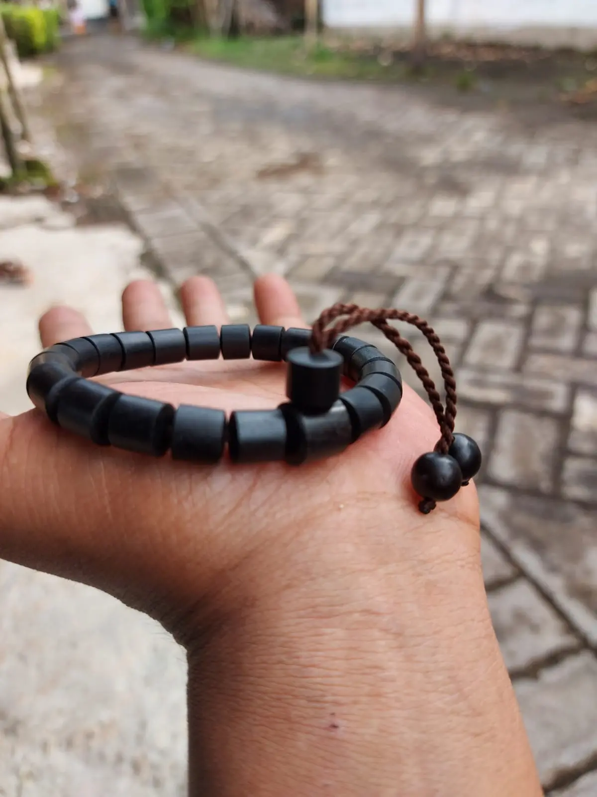 gelang tasbih galih kelor hitam
