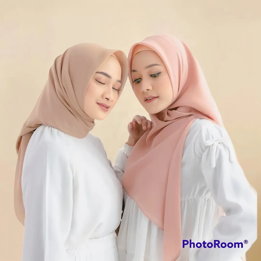 JIlbab Segi Empat Bella Square 110 x 110/ Hijab Bella Square - Kerudung Segi Empat Dewasa Lembut Nyaman