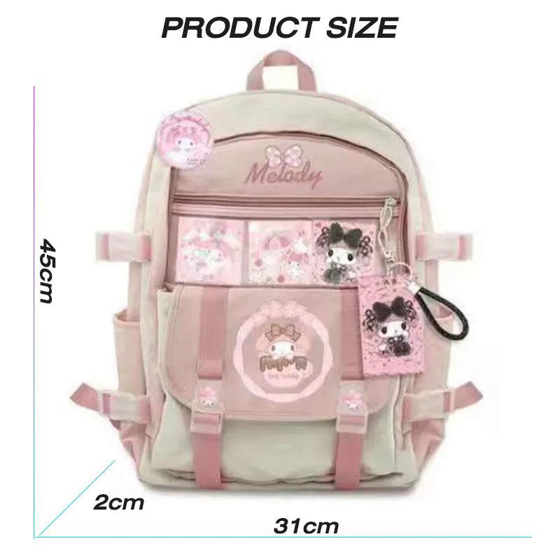 Product Introduction of Thera schoolbag junior high school bag large backpack for college student cute cartoon school bag (without pendant) 6