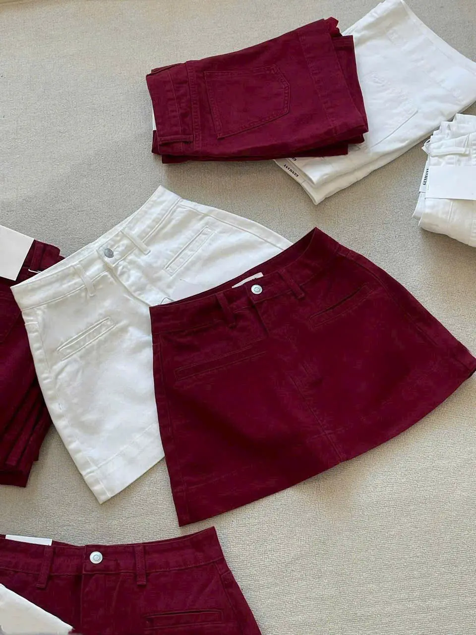 CV25- Chân váy jeans dáng A