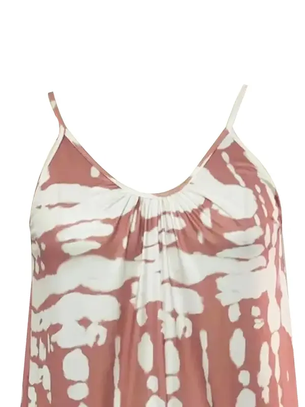 Plus Size Tie Dye Print Backless Cami Jumpsuit, Boho Sleeveless Spaghetti Strap Wide Leg Jumpsuit for Beach Vacation Holiday, Women's Plus Clothing for Summer 3