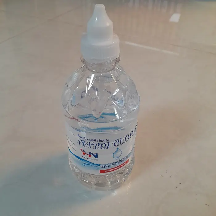 Nước muối sinh lý 0.9% Hải Nam, nước muối chăm sóc răng miệng [chai 500ml] Nước Súc Miệng Súc Miệng 2