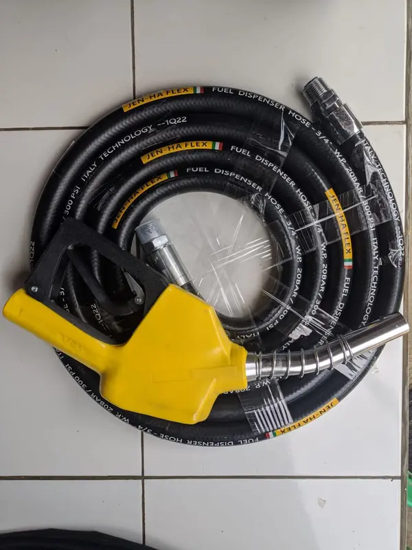 Selang Hitam Pom Mini Panjang 4 Meter Type R1 Kawat Baja Hose Swivel Press 3/4 Untuk Nozzle 7